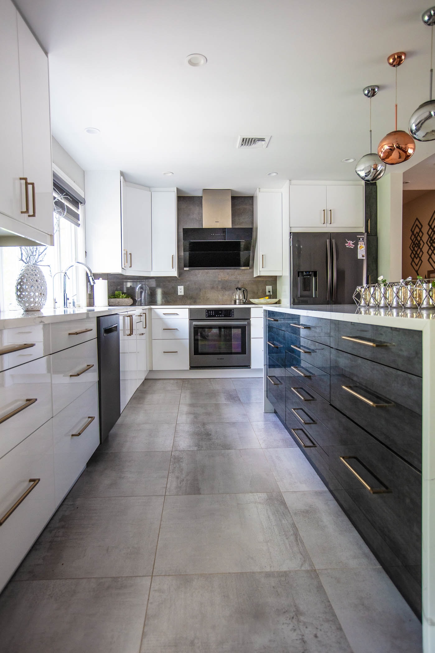Manhattan kitchen with custom island